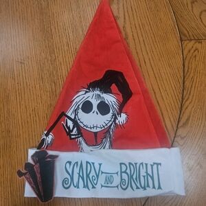 Jack Skellington Nightmare before Christmas santa hat